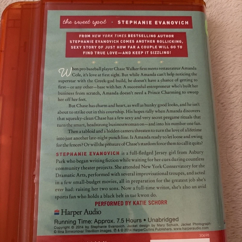 Playaway Audiobook Ex Library - The Sweet Spot By Stephanie Evanovich